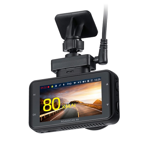 Видеорегистратор без базы камер iBOX RoadScan 4K WiFi Dual